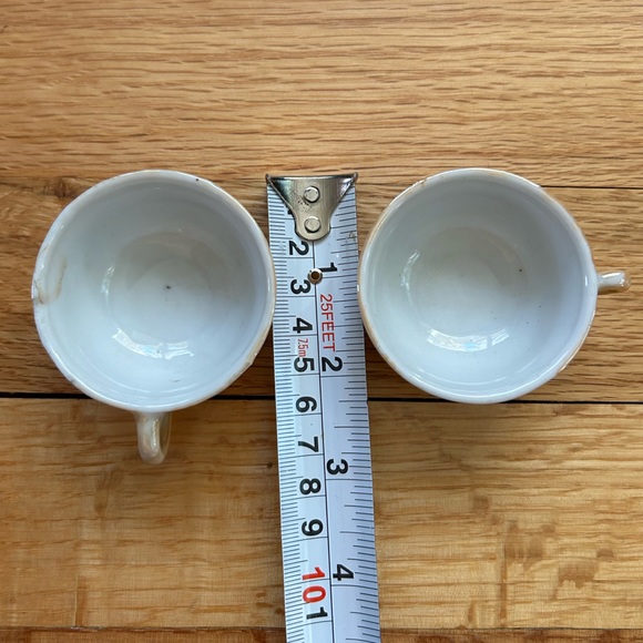 Vintage Micky Mouse Child’s Tea Cups in Lusterware (Early Mickey Image ~1930’s) - Picture 9 of 11